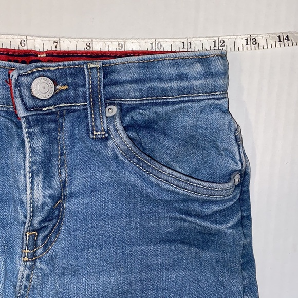 Levi’s 511 Boys Size 12 Reg Waist 26 Length 27 Denim Straight Cut Blue Jeans - Picture 6 of 12